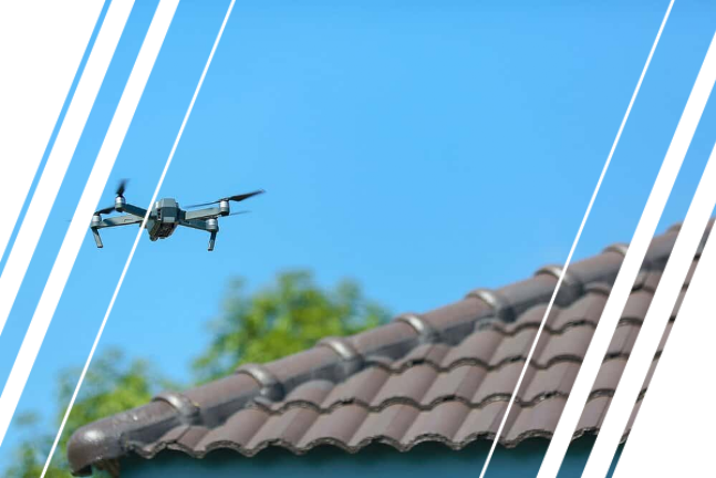 Ispezione tetto con drone